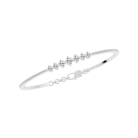 Zaira 1.5Ct Round Cut Kada Lab Diamond Bracelet