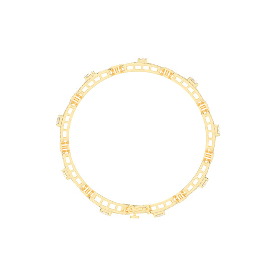 Lumin 3.75Ct Round Cut Fancy Lab Diamond Bracelet