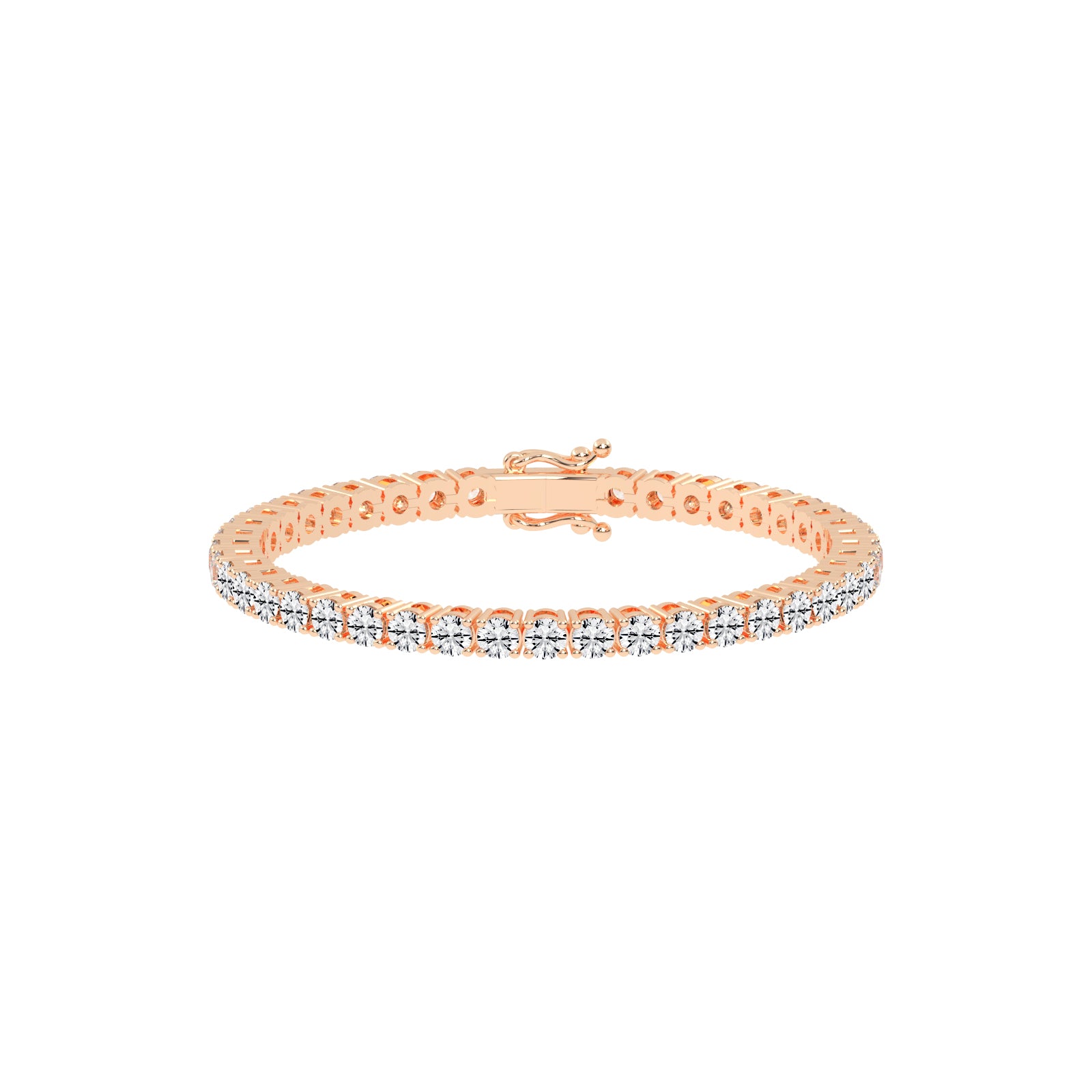 Astra 6Ct Round Cut Tennis Lab Diamond Bracelet