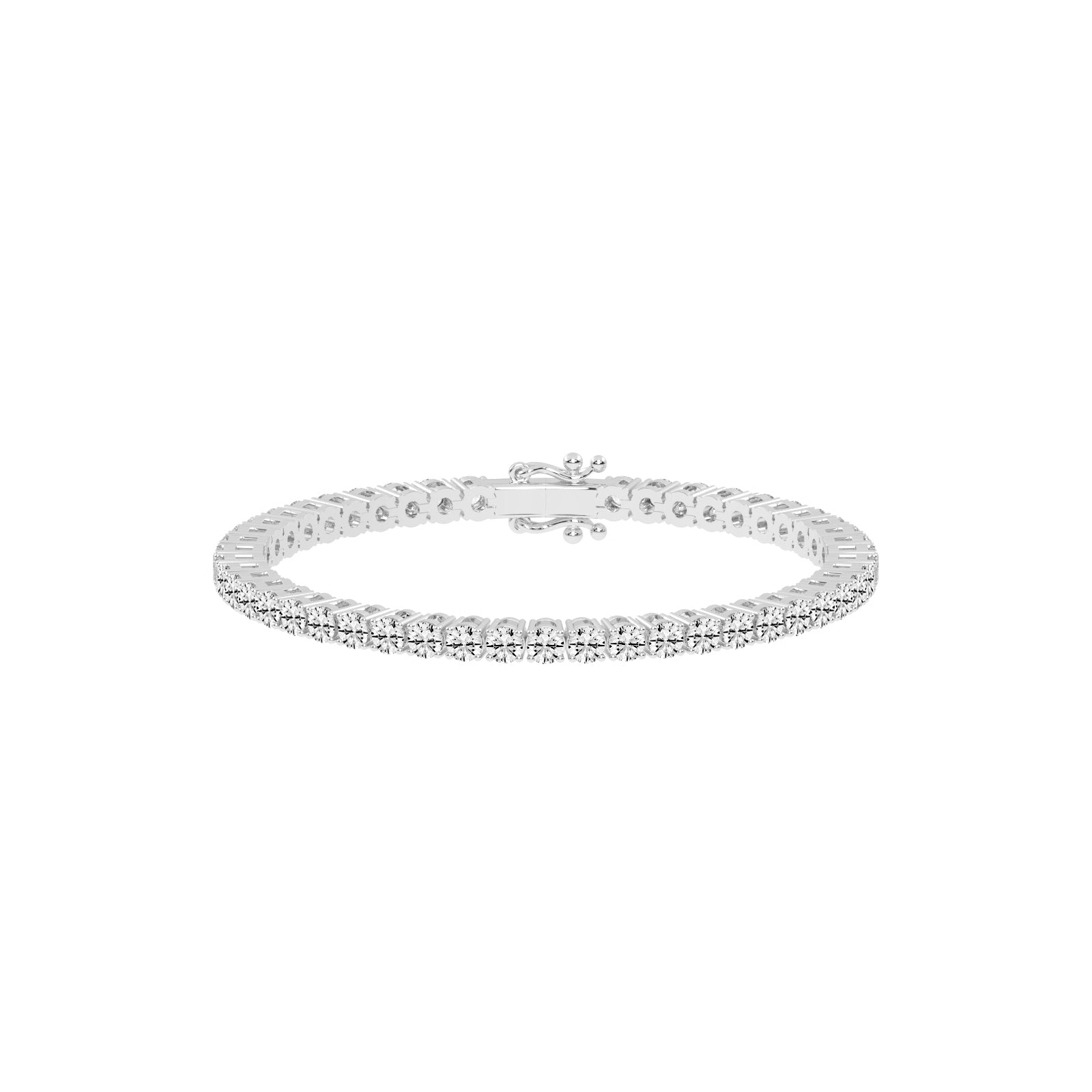 Vivara 4.5Ct Standard Round Cut Tennis Lab Diamond Bracelet