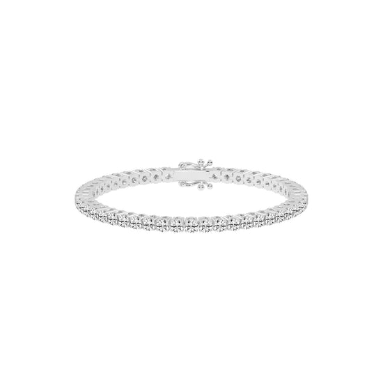 Vivara 4.5Ct Standard Round Cut Tennis Lab Diamond Bracelet