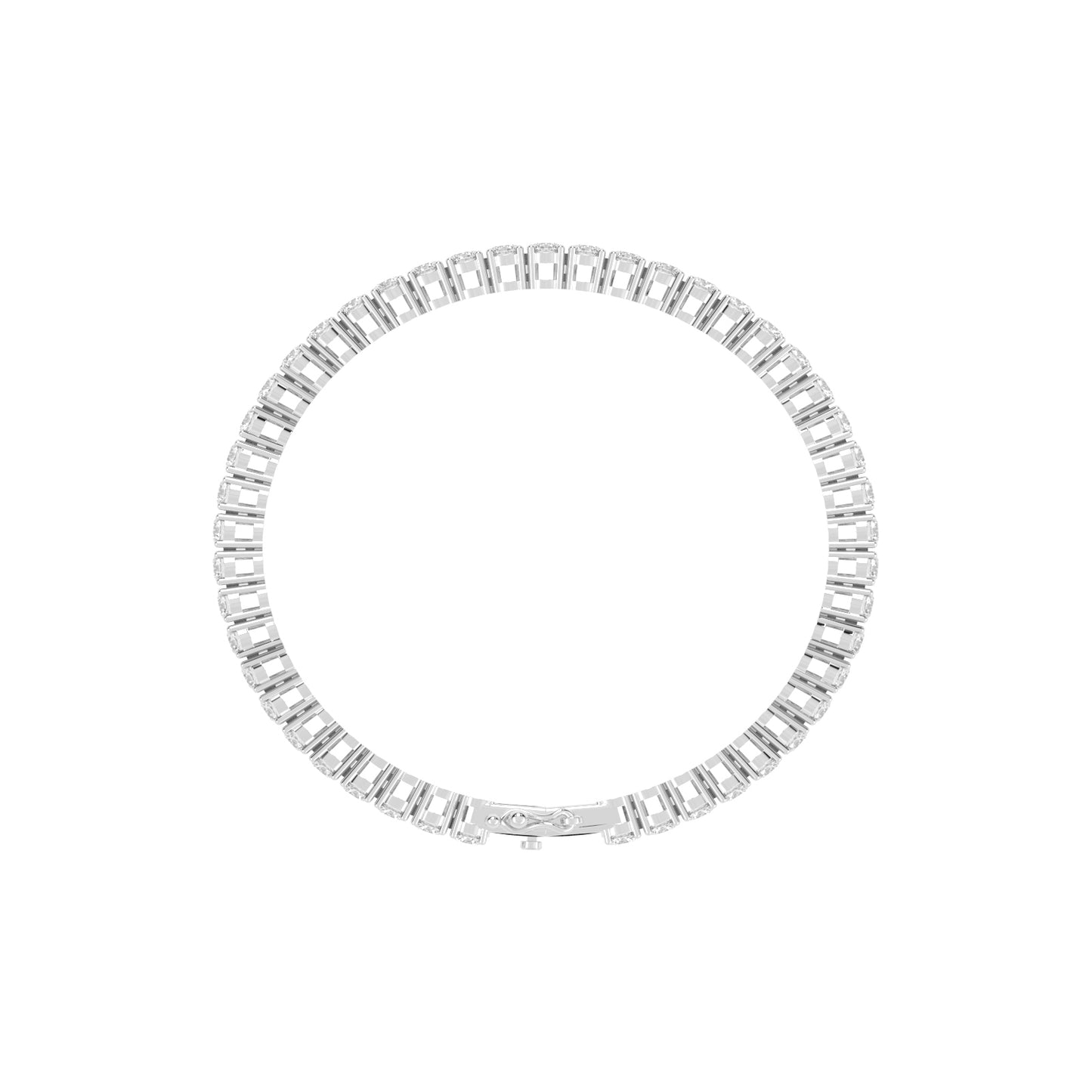 Vivara 4.5Ct Standard Round Cut Tennis Lab Diamond Bracelet