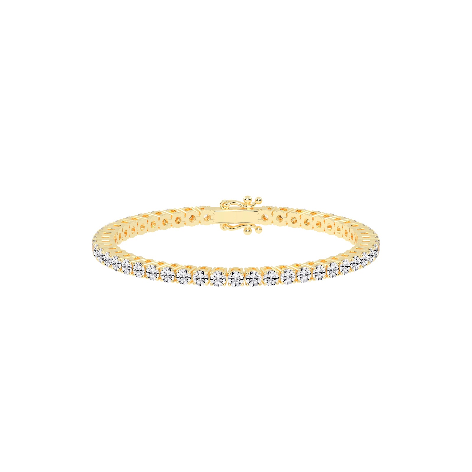 Vivara 4.5Ct Standard Round Cut Tennis Lab Diamond Bracelet