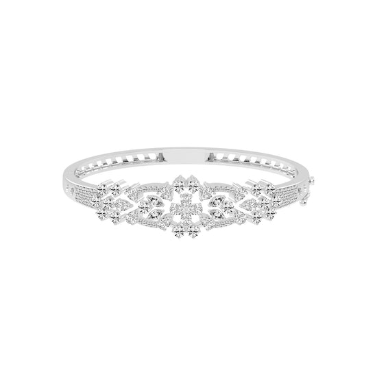 Sienna 375Ct Marquise Cut Kada Lab Diamond Bracelet