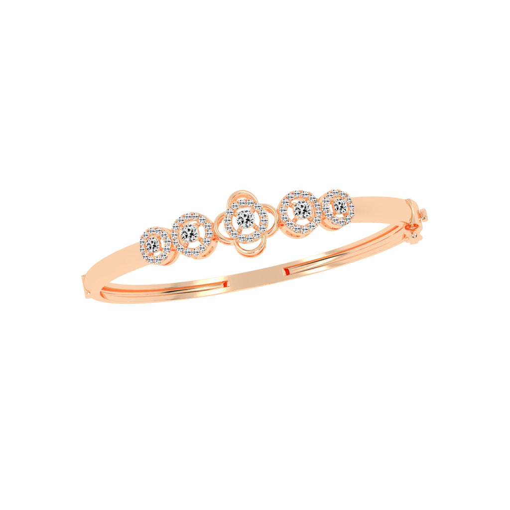 Valen 150Ct Cushion Cut Kada Lab Diamond Bracelet