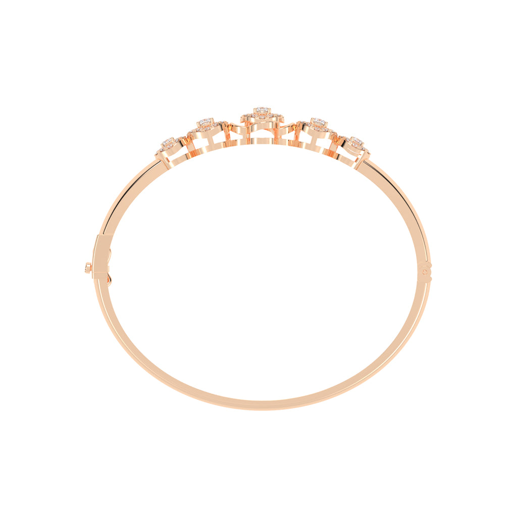 Valen 150Ct Cushion Cut Kada Lab Diamond Bracelet