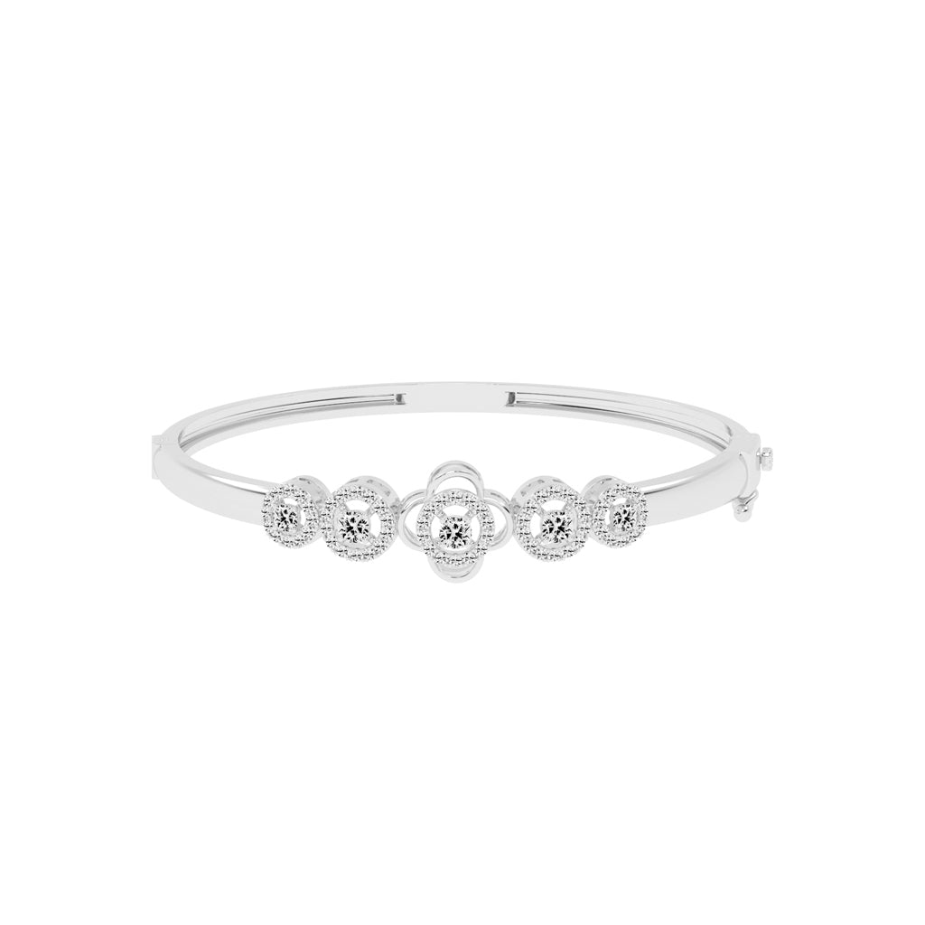 Valen 150Ct Cushion Cut Kada Lab Diamond Bracelet