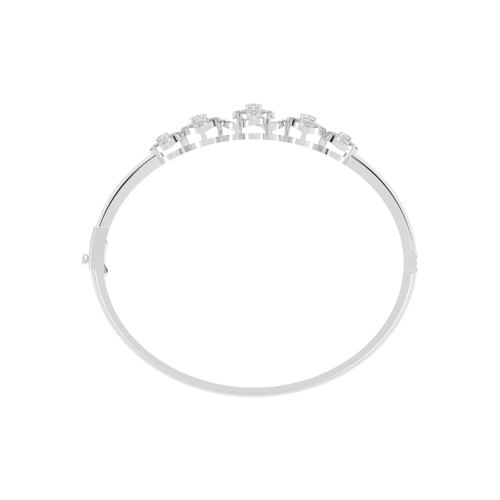 Valen 150Ct Cushion Cut Kada Lab Diamond Bracelet