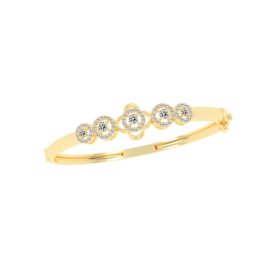 Valen 150Ct Cushion Cut Kada Lab Diamond Bracelet