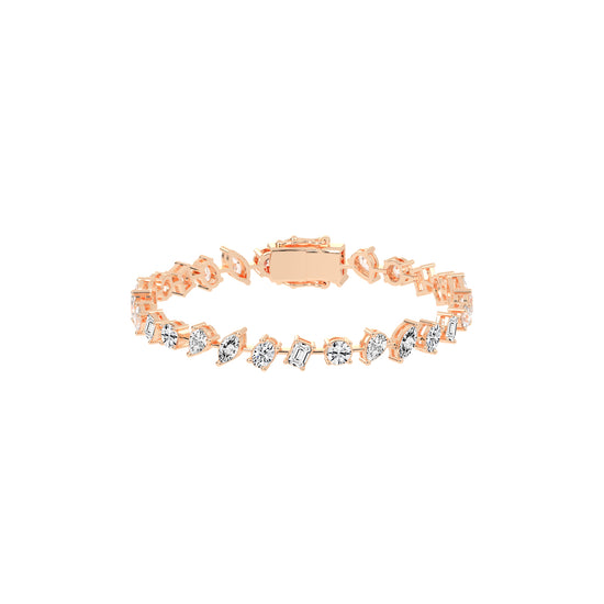 Caelis 8Ct Marquise Cut Kada Lab Diamond Bracelet