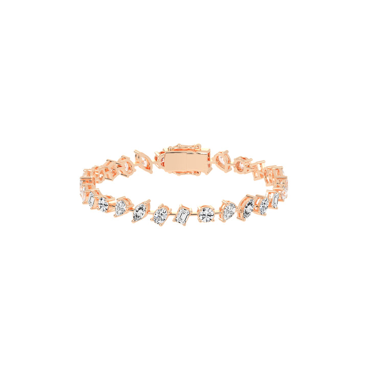 Caelis 8Ct Marquise Cut Kada Lab Diamond Bracelet