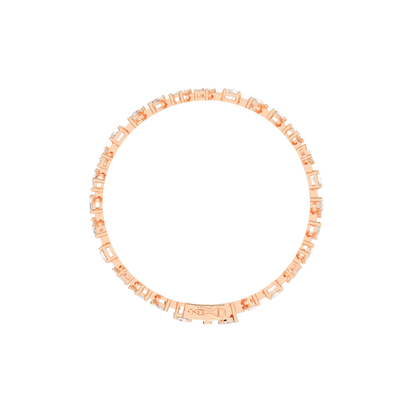 Caelis 8Ct Marquise Cut Kada Lab Diamond Bracelet