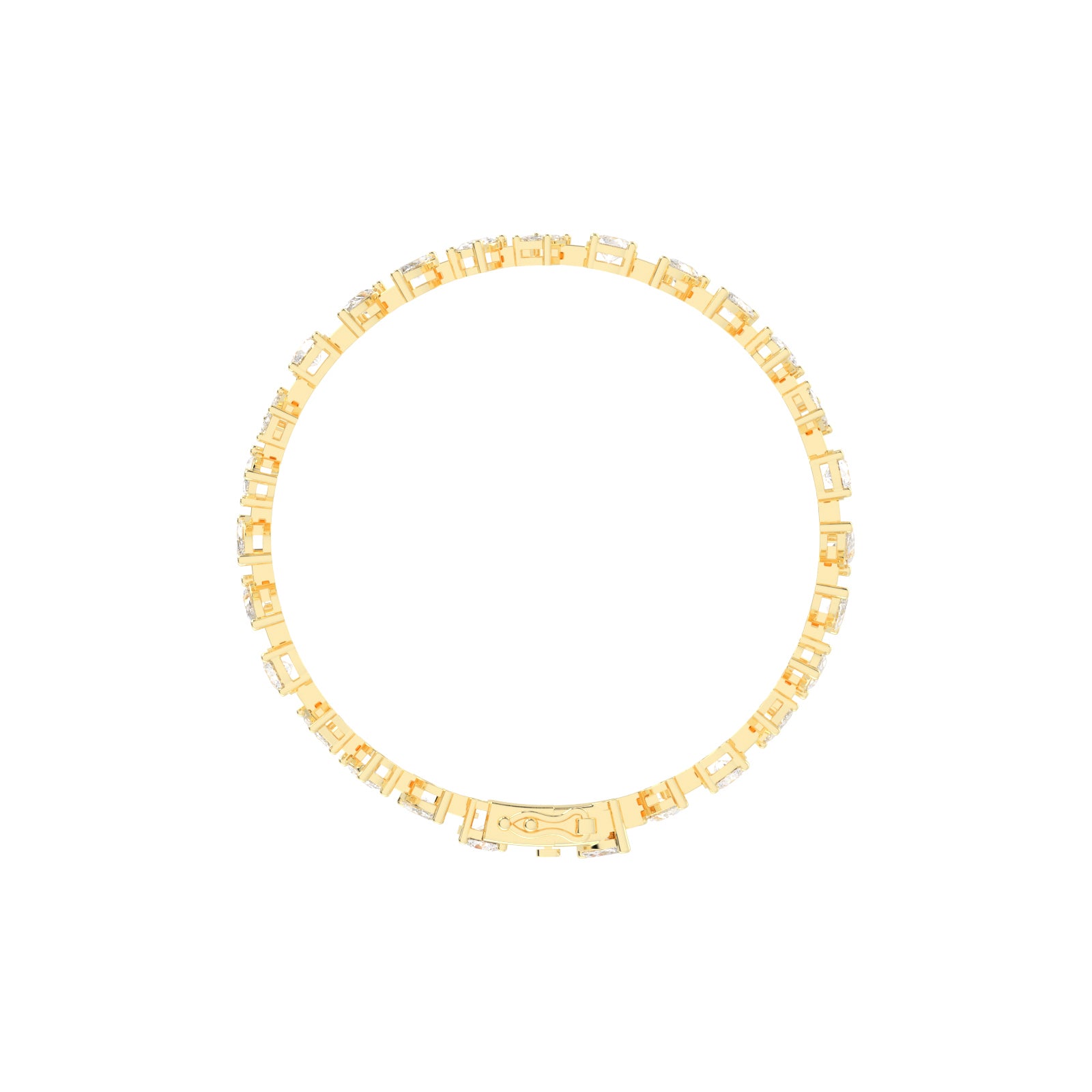 Caelis 8Ct Marquise Cut Kada Lab Diamond Bracelet