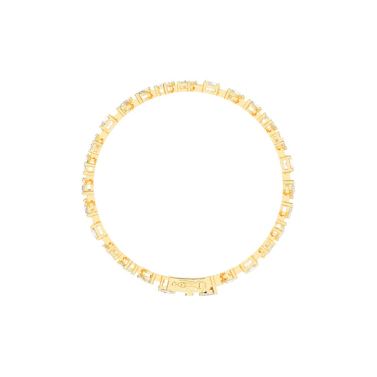 Caelis 8Ct Marquise Cut Kada Lab Diamond Bracelet