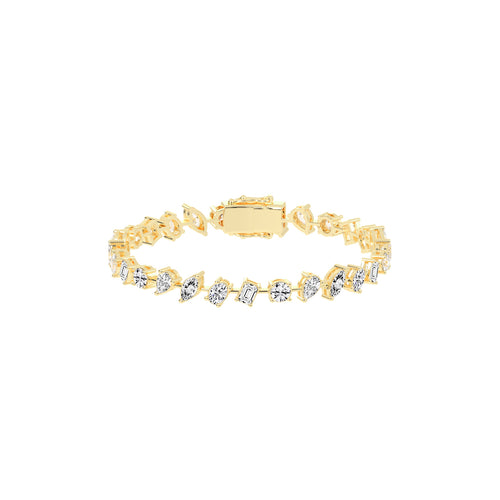 Caelis 8Ct Marquise Cut Kada Lab Diamond Bracelet
