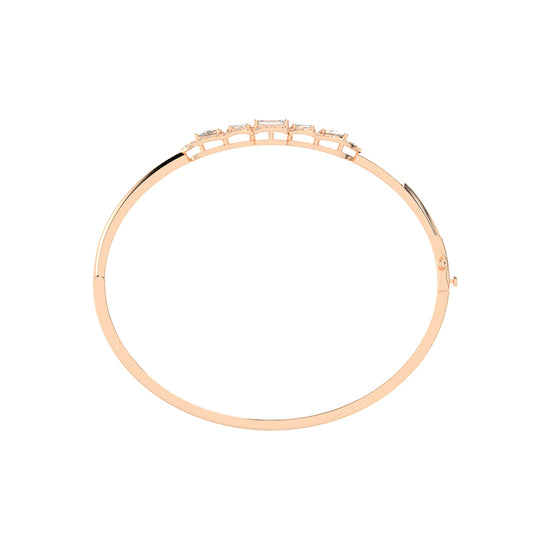 Cassia 175Ct Emerald Cut Kada Lab Diamond Bracelet