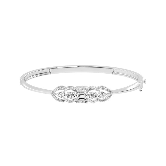 Cassia 175Ct Emerald Cut Kada Lab Diamond Bracelet