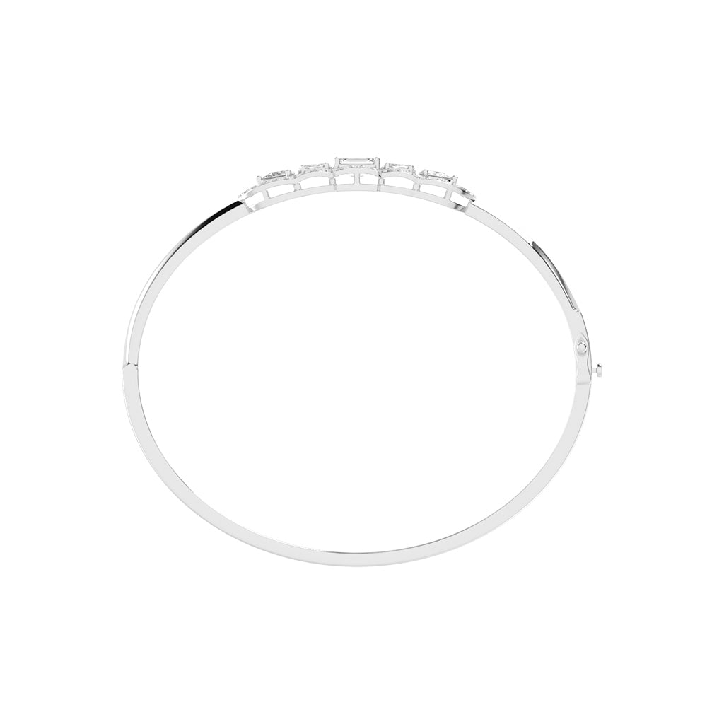 Cassia 175Ct Emerald Cut Kada Lab Diamond Bracelet