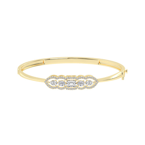 Cassia 175Ct Emerald Cut Kada Lab Diamond Bracelet