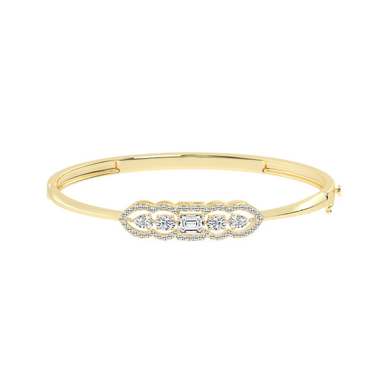 Cassia 175Ct Emerald Cut Kada Lab Diamond Bracelet