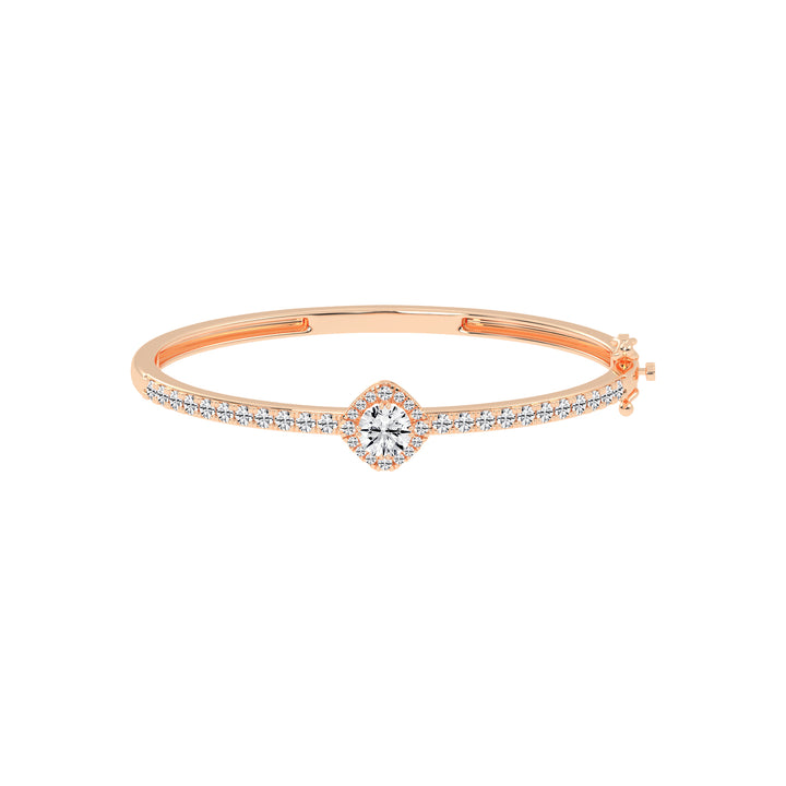 Mirae 2.50Ct Round Cut Kada Lab Diamond Bracelet