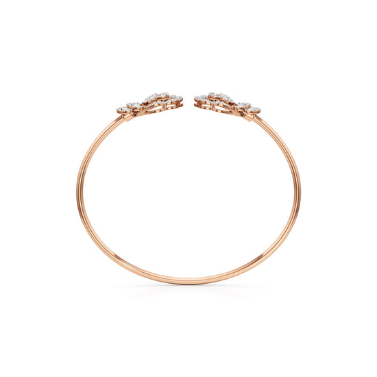 Floral Bloom Open Bracelet