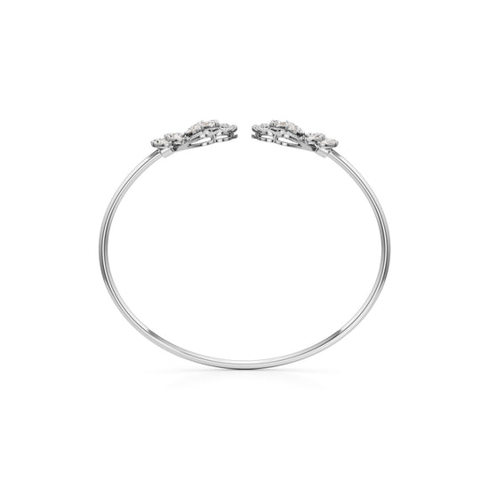 Floral Bloom Open Bracelet