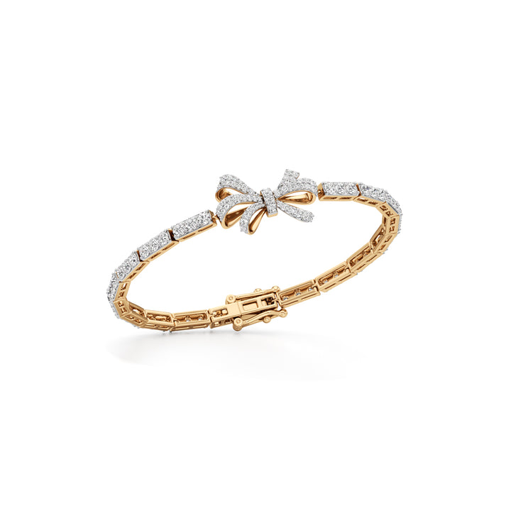 Radiant Bow Charm Bracelet