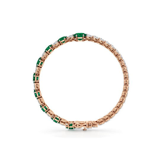 Emerald Radiance Link Bracelet
