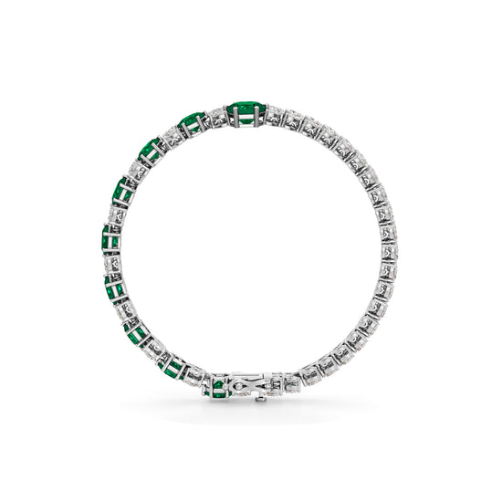 Emerald Radiance Link Bracelet