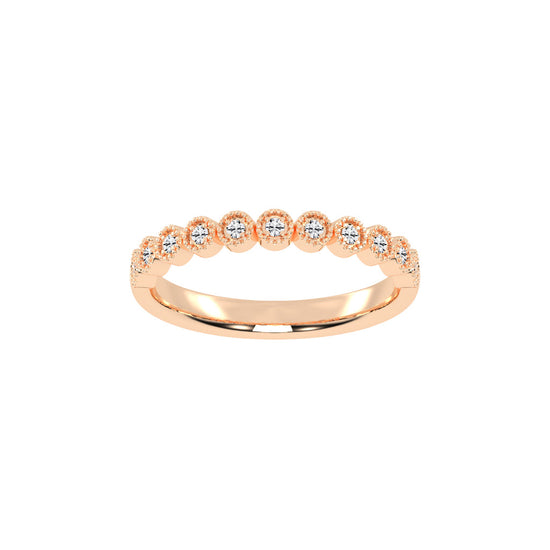 Eternelle bazel style eternity lab diamond ring