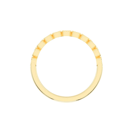 Eternelle bazel style eternity lab diamond ring