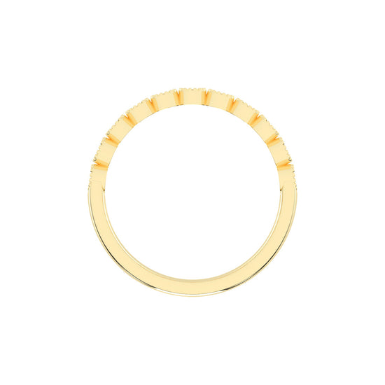 Eternelle bazel style eternity lab diamond ring