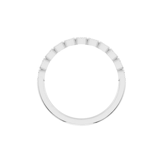 Eternelle bazel style eternity lab diamond ring