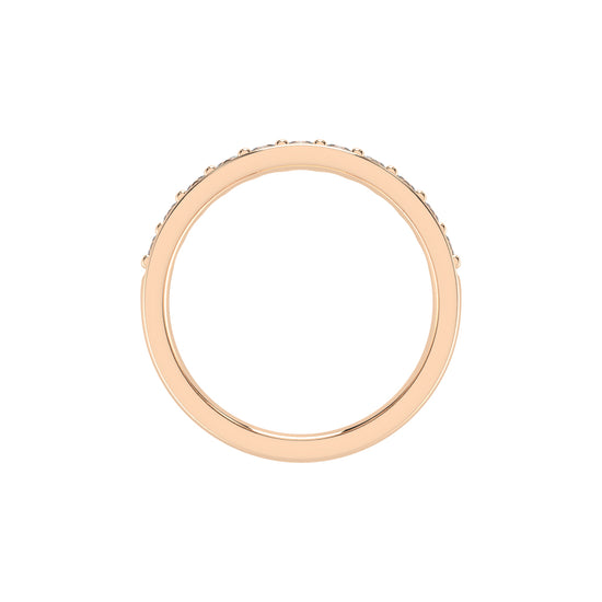 Gliss  round shape eternity lab diamond ring
