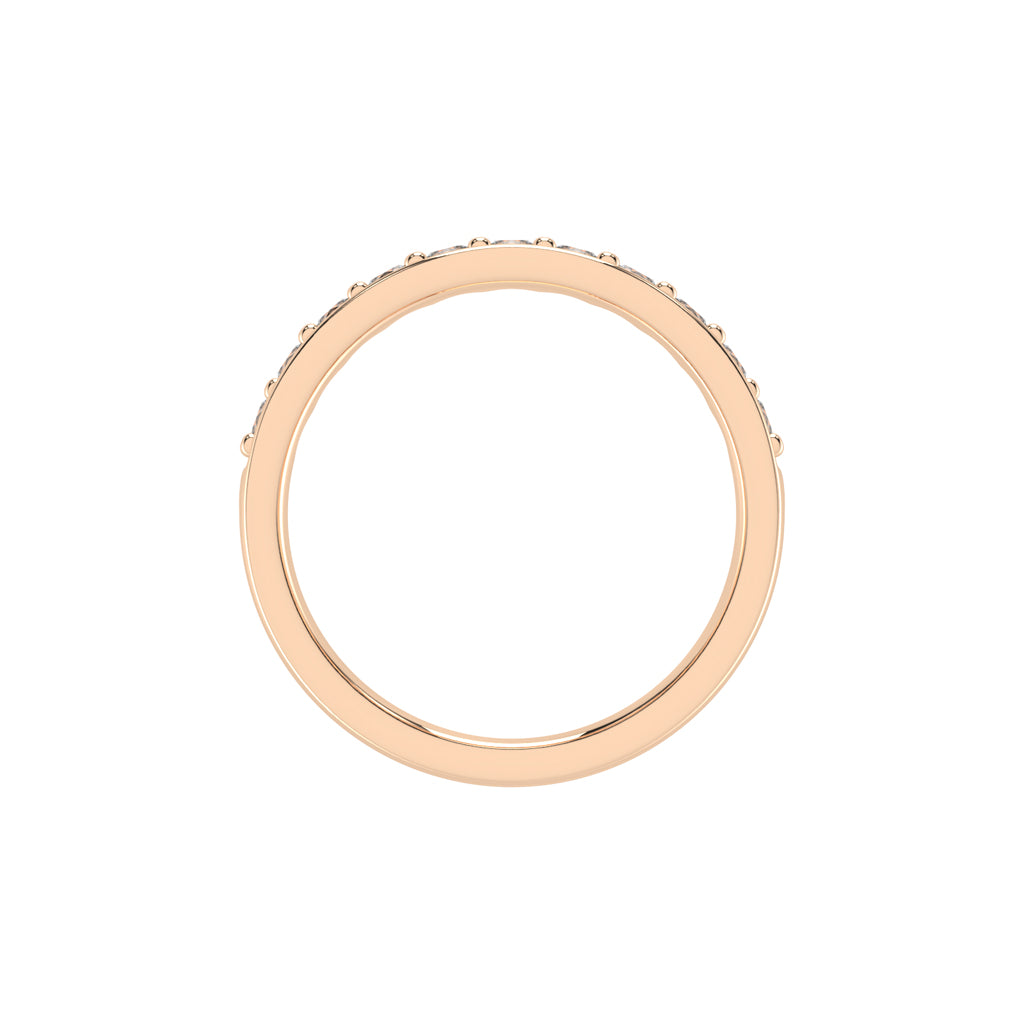 Gliss  round shape eternity lab diamond ring