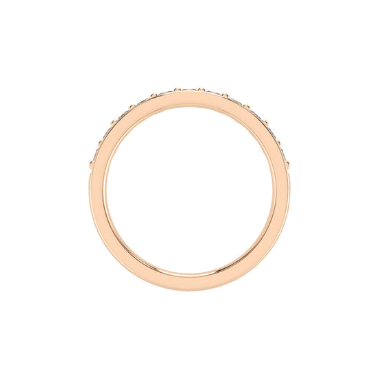Gliss  round shape eternity lab diamond ring