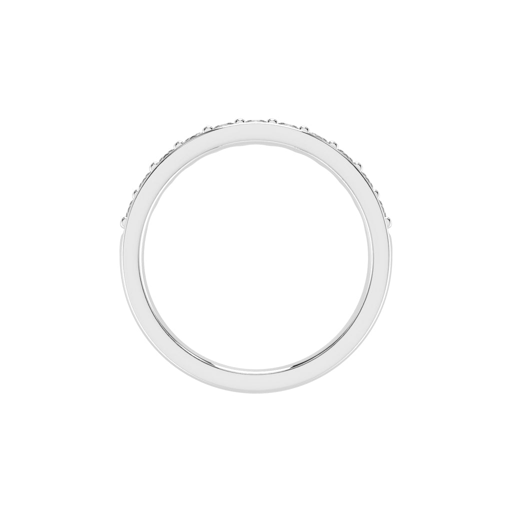 Gliss  round shape eternity lab diamond ring