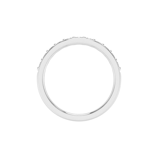 Gliss  round shape eternity lab diamond ring