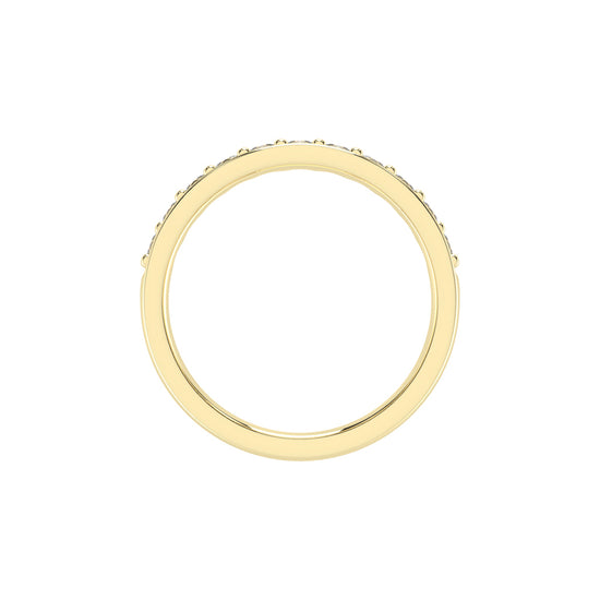 Gliss  round shape eternity lab diamond ring