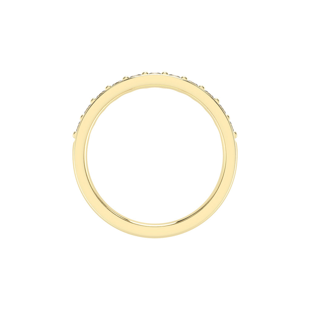 Gliss  round shape eternity lab diamond ring