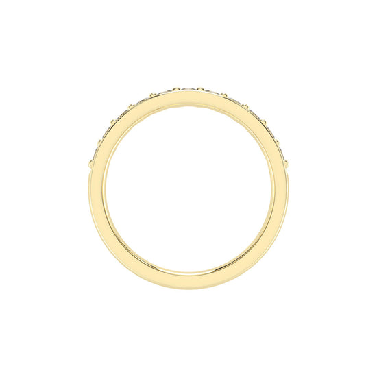 Gliss  round shape eternity lab diamond ring