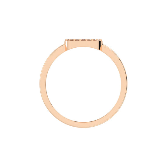 Deloria traditional round cut delicate lab diamond ring