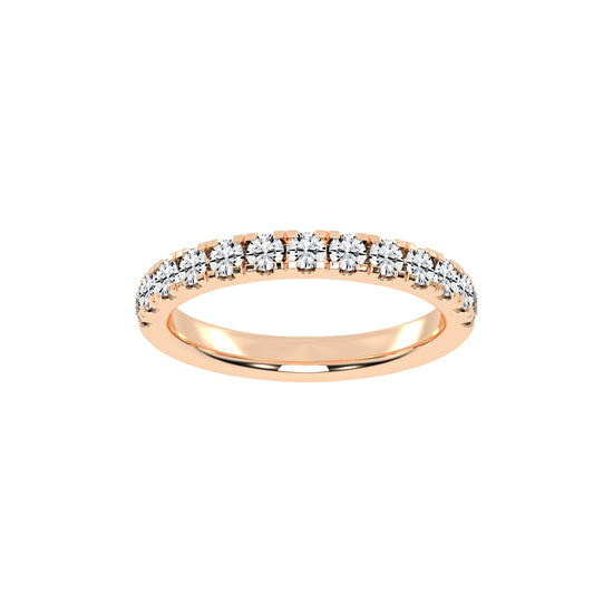 Radiance shared style eternity lab diamond ring