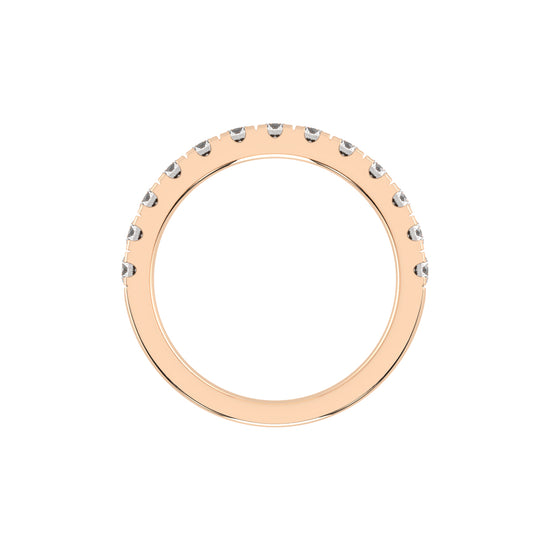 Radiance shared style eternity lab diamond ring