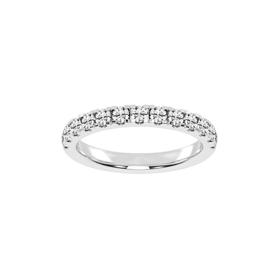 Radiance shared style eternity lab diamond ring