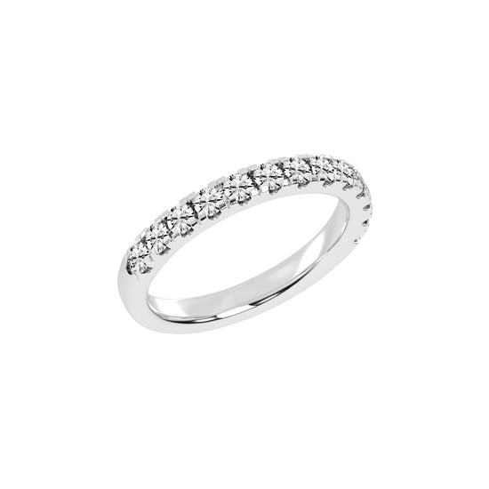 Radiance shared style eternity lab diamond ring