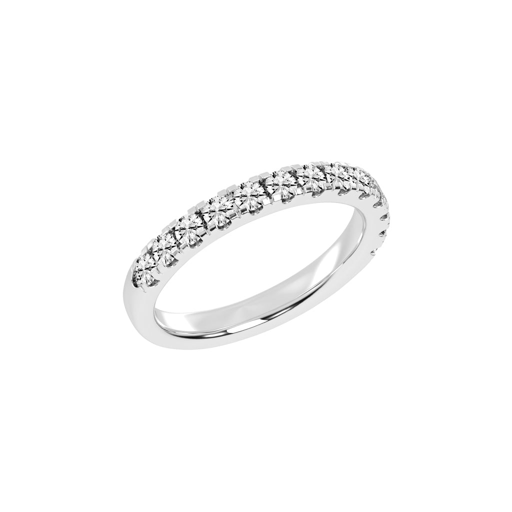 Radiance shared style eternity lab diamond ring