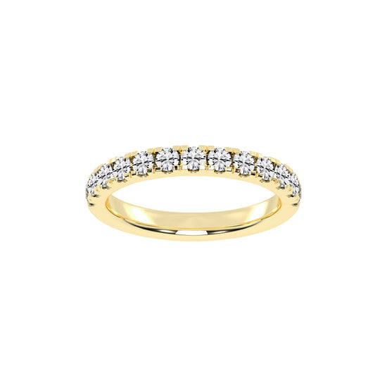 Radiance shared style eternity lab diamond ring