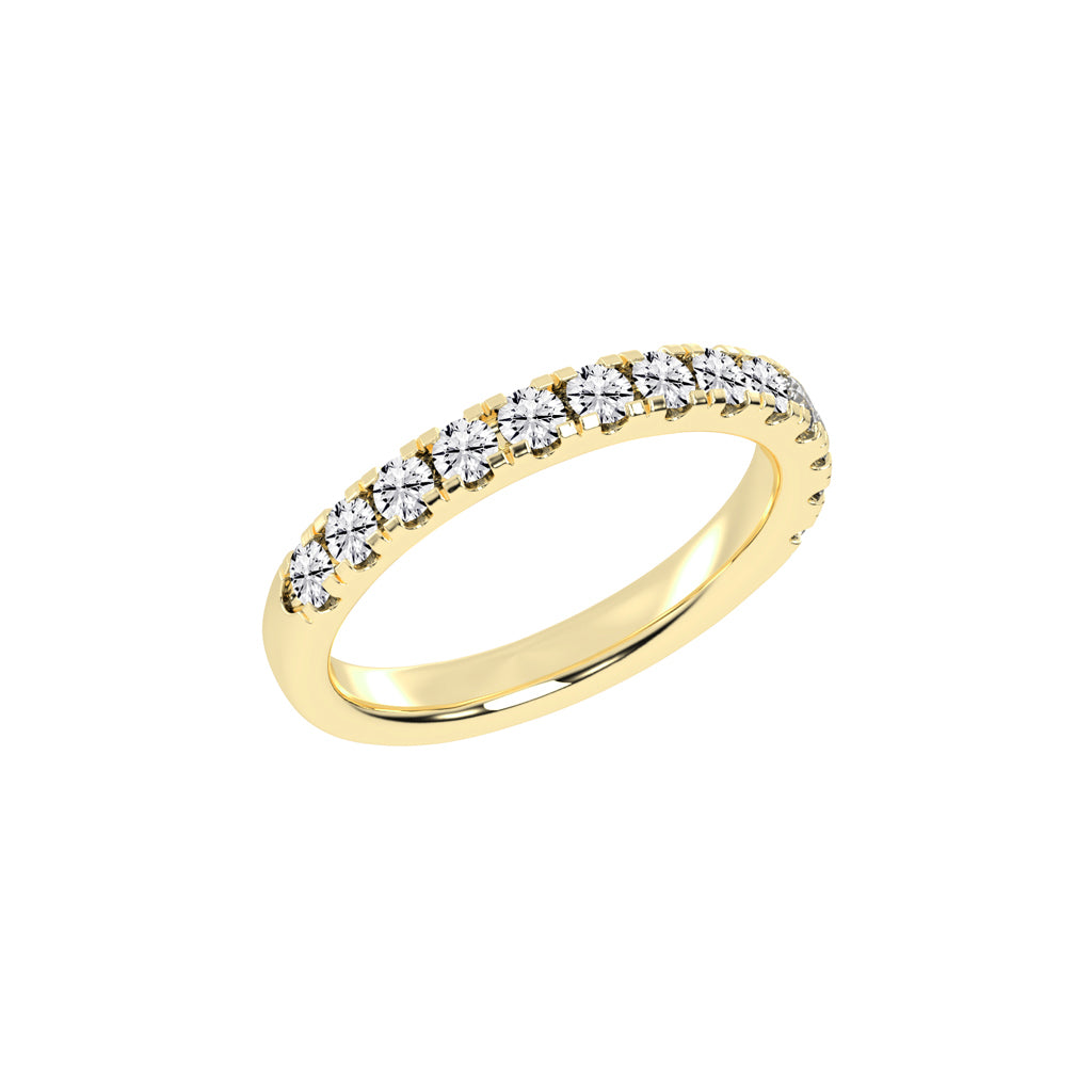 Radiance shared style eternity lab diamond ring